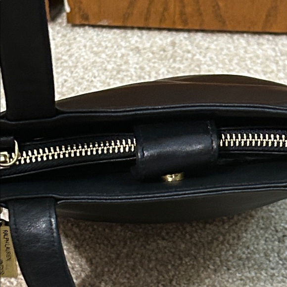 Ralph Lauren black leather shoulder Bag - Picture 4 of 7